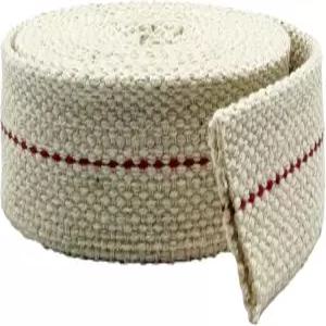 내 것의 빛 - 1인치 6피트 파라핀 오일용 100 면 플랫 심지 등유 기반 랜턴 그리고 순정 레드 스티치가