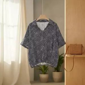 [신세계라이브쇼핑][옷자락] 여성 나일론 레이온 혼방 루즈핏 셔츠