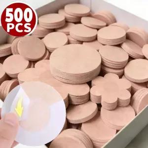 500개 유두 커버 일회용 브라 패드 여성용 자가 접착식 노쇼