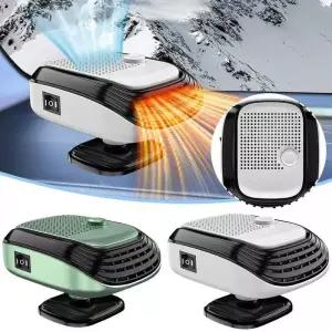 전기 자동차 히터 서리 제거 장치 휴대용 앞유리 ABS 가열 냉각 선풍기 Tru H5I0 용 12V 24V 150W