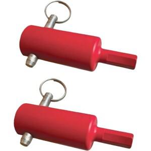 AA73 EZ-크랭크 트레일러 잭 드릴 어댑터, 2개의 헤비 듀티 파워 핸들(1인치 스터드용, 팀프트, 덤프용)