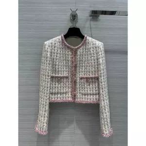 트위드 자켓 여자 린넨 크롭 코트 여성 가죽 청 재킷 여성용 소프트 포켓 디자인 빈티지 긴팔 시크한 상의