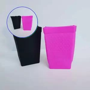 쌍문상회 지금 필요한 실리콘파우치 여행용수납 고데기보관함 미용실 거치대 정리함