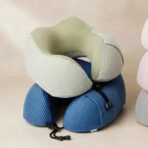 고밀도 메모리폼 목베개 여행용 차량용 목쿠션 세탁가능 5컬러