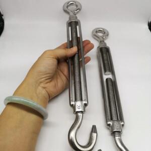 2개 M14 후크 및 아이 오픈 턴버클 304 스테인레스 스틸(작동 자석 포함)