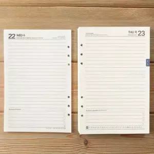 [문구/오피스] 25절 2026년 고급형 일일식 리필 속지 하루식속지 다이어리내지 6공