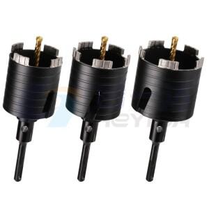 68/72/82mm 콘크리트 건식 다이아몬드 코어 드릴 비트 홀쏘 (SDS Max 어댑터 포함) 벽돌, 시멘트 블록, 석