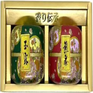 교쿠로 센차 티백 선물 세트 캔당 0.1온스(4g) x 10봉지 일본산