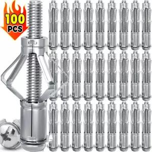 동공앙카 나비 석고 토우 10100개 M4 몰리 볼트 앵커 건식벽 보드 용 중공 벽