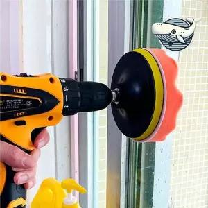 [셀러에이드]차량 세척용 드릴 패드 세차용 컴파운드 광택