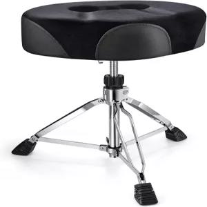 도너 새들 드럼 왕좌 두꺼운 메모리 폼 인체공학적 시트가 있는 스툴 높이 조절 가능한 더블 브레이스 의자