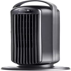 옴니브리즈 수동 전동 타워 팬 진동이 있는 28인치 3단 속도 기계식 제어 스탠딩 블레이드리스 바닥 냉각