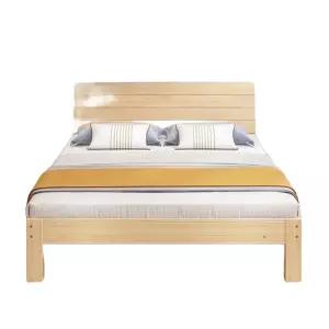퀸사이즈 나무 더블사이즈 원목 심플 침대프레임 프레임