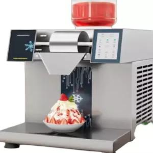 눈꽃 빙수 기계 680W 업소 메이커 자동 빙삭기 카페