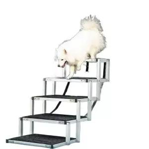 대형견 차량용 계단 반려견 트렁크 승하차 경사 5단 발판 사다리