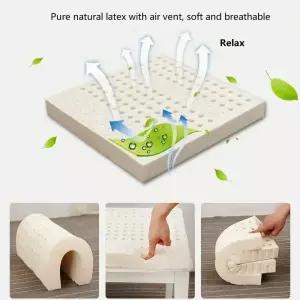 라텍스방석 라텍스 시트 쿠션 정형외좌골 신경통 욕창 방지 통증 사무실 의자 벤치 패드