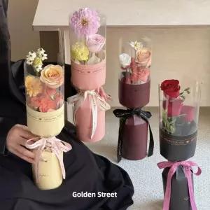 어버이날 투명 방수 꽃다발 포장지 로즈 플라워 포장재 한송아 꽃포장 꽃집용품