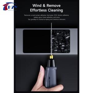 메카닉 불 원 글루 리무버 머신 휴대폰 스크린 커팅 그라인더 (녹색 먼지 표시등 LED 디스플레이 포함)