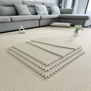 셀프 패브릭 방바닥매트 방염 시공 타일카페트 60 장모