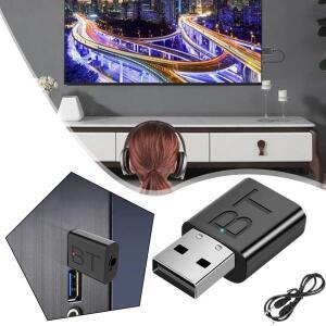 자동차 차량용 호환 블루투스 어댑터 오디오 트랜시버 2-in-1 컴퓨터 출력 USB 듀얼 TV B9U8