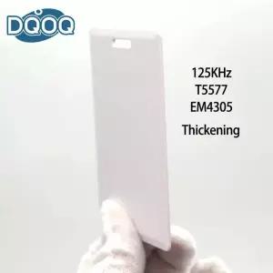 RF카드 5개 RFID 대합 조개 근접 H-ID 카드 한 화이트 HID PROX II T5577 125Khz