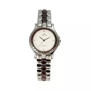 카리타스 고품격 천연 다이아몬드 세라믹 여성 선물 명품 예물 고급 메탈 손목 시계 / C203F 