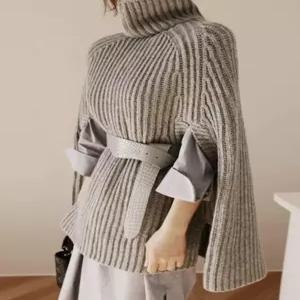 판초 니트 케이프 어깨 숄 긴팔 판쵸 홀가먼트 망토