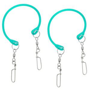 타즈두리안 2개 블루 낚시 다운리거 웨이트 스너버 트롤링 스너버와 릴리스 클립 디플렉터 카이트