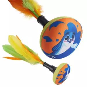 거실 실내용 인디아카 볼 날개공 셔틀 1세트 실내운동기구 패드민턴 핸드볼 생활체육 놀이용