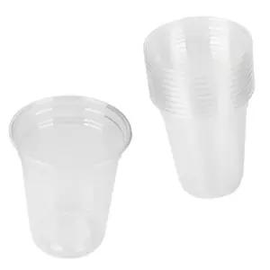 나들이 캠핑용 간식음료컵 10P x 10세트 투명 플라스틱컵 맥주 주스컵 일회용 파티 행사용