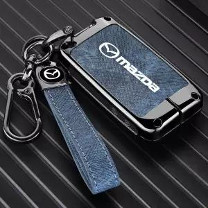 마쯔다 3 6 cx30 MX30 x9 x5 ss30 아연 합금 자동차 키 케이스 키리스 폴딩키 보호 액세서리