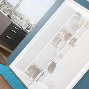 [원오안전] 현관 원형 발 200x240 현관문교체 방충문 자석 방충망 모기장 자동 (본품)