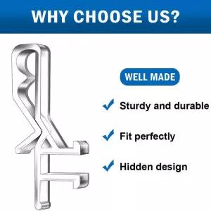 블라인드부속 불라인드 부품 12개 발란스 클립 휴대용 투명 수평 블라인드 나무 교체 창