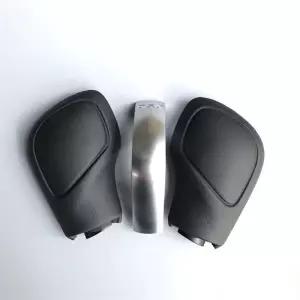 기어노브 기어봉 커버 VW 골프 6 7 R G TI Passat B7 B8 CC R20 Jetta MK6 GLI 반짝이 매트 DSG 검은 색 가