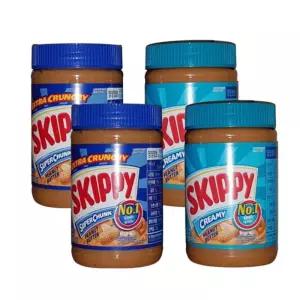 스키피 땅콩버터 크리미 462g 2개 + 청크 462g 2개