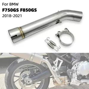 BMW F750GS ADV 오토바이 배기 중간 링크 파이프 연결 튜브 F 750 850 어드벤처 2018 2019 2020 2021