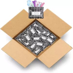 블랙 트레드 스타일 생리 키트 올인원 50팩 이동 중 편리함 여행 또는 외출 시 개별 포장 여성 위생 제품