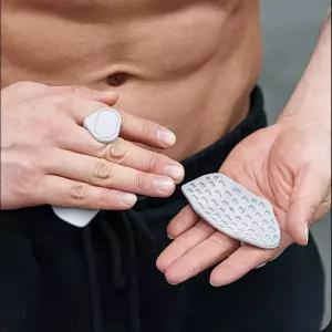 피트니스 팜 가드 웨이트 바벨 케이블 장비 장갑 손가락 풀업 탄성 팜가드 패턴 벨트 손목