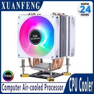 냉각 90mm 팬 공랭식 2/4/6 히트 파이프 쿨러 CPU 프로세서 호환 LG 호환A115x 1200 1851 i3 i5 i7