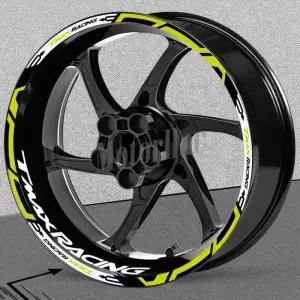 TMAX 500 530 560 2023 반사 오토바이 휠 림 스티커 데칼 스쿠터 스트라이프 테이프 액세서리 방수