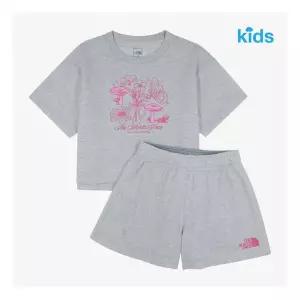 백화점정품 노스페이스 키즈 상하복 세트 셋업 선물 걸즈 리보니 세트-NT7US34S 주니어 유아동 어린이 남아