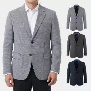 [아즈바이]남성 시어서커 봄 여름 콤비 자켓 마이 YCO15 중년