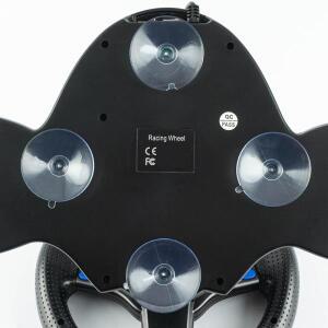 4in 1 유선 스티어링 휠 페달 변속 조이스틱 포함 내장 듀얼 모터 PS4 PS2 PC용 호환 180도 레이싱