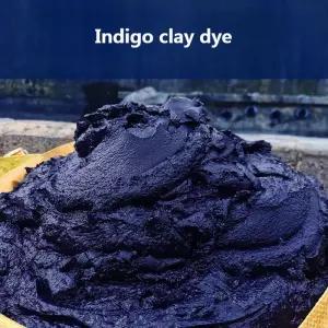 가죽염색약 페인트 복원제 식물 염료 바틱 인디고 머드수제 실크 양모 원단 염색 교육용 타이다이 전통 청