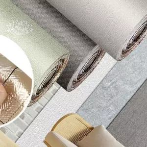 [원삼안전] 부분 그레이 셀프 도배거실포인트 풀바른실크 풀벽지 벽지 벽지종류 도배 붙이는 스티커 접착식