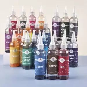 가죽염색약 페인트 복원제 2g 염료 직물 섬유 염색 의류 타이 면화 나일론 오래된 옷 개조 안료