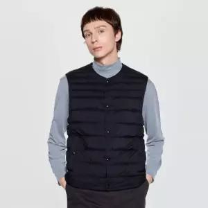 매장정품 HAZZYS 헤지스 [25FW] 남성 경량 다운 패딩 베스트 HZJU5D405BK 1373782