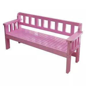 원목 벤치 의자 발코니 거실 인테리어 카페용 3인용 긴 의자 소파 감성 가구