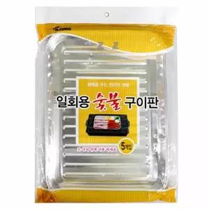 IS-SA 일회용 숯불구이판 5입