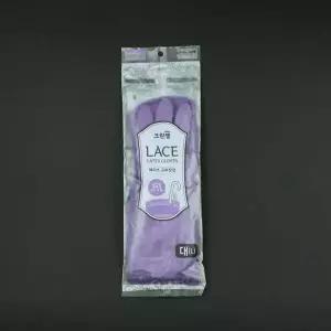 크린랩- 레이스고무장갑 바이올렛 대 크린랩 고무장갑